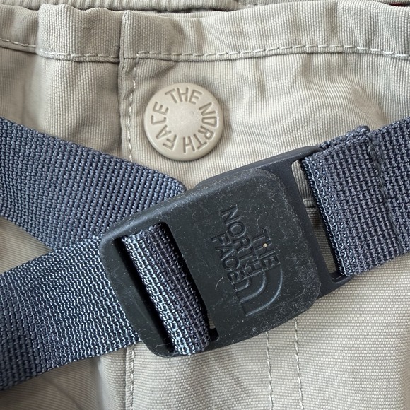 Vtg The North Face Mens Large Spell Out Belted Convertible Cargo Pants Shorts - Picture 6 of 11